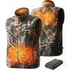 TIDEWE Heated Vest for Men with Battery Pack, Camo Heated Hunting Vest(Truetimber Kanati)