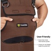 TIDEWE Neoprene Chest Waders for Men, Waterproof Bootfoot for Hunting(Brown)
